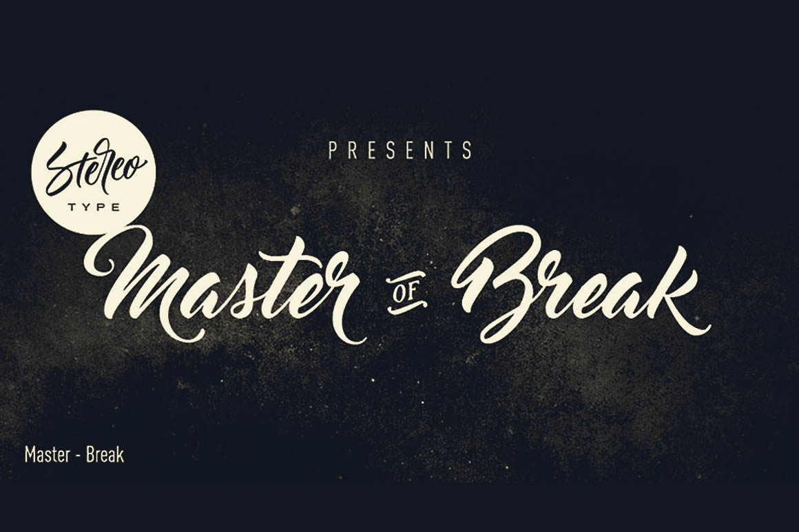 handwriting font personal Font Master Befonts.com  of Break