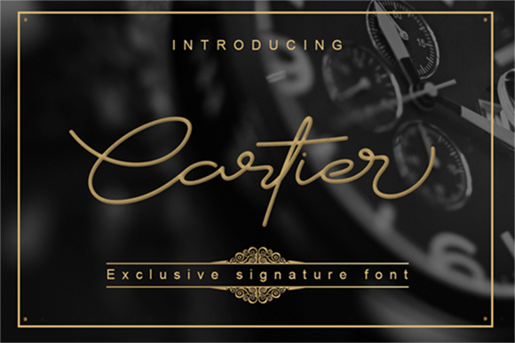 cartier logo font name