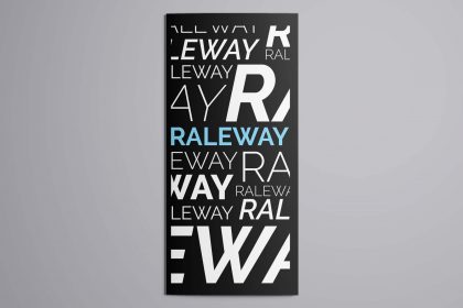 railway thin font