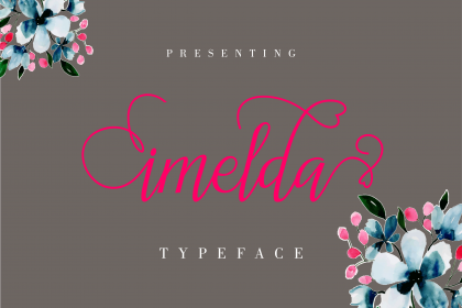 Free Imelda Script Fonts