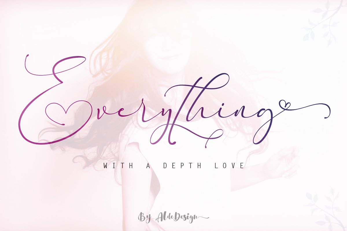 Everything Calligraphy Font - Befonts.com