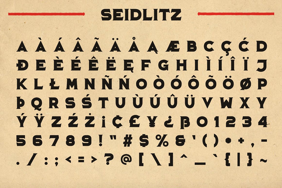 Seidlitz Typeface Befonts Com