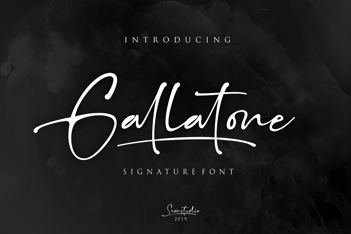 Gallatone Signature Font  Befonts com