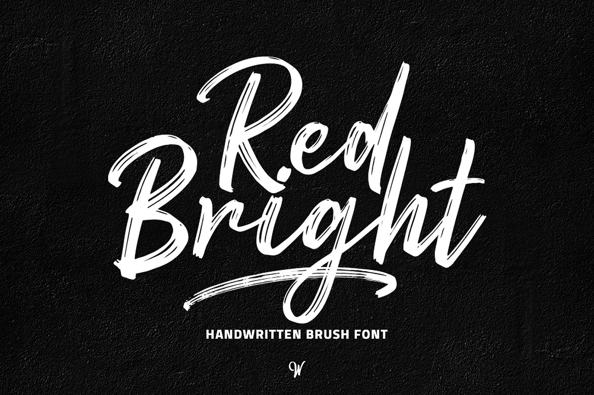 brush stroke font