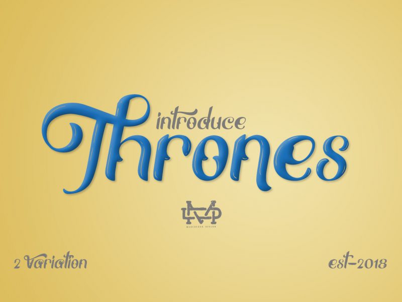 Free Thrones Classic Typeface Script Fonts