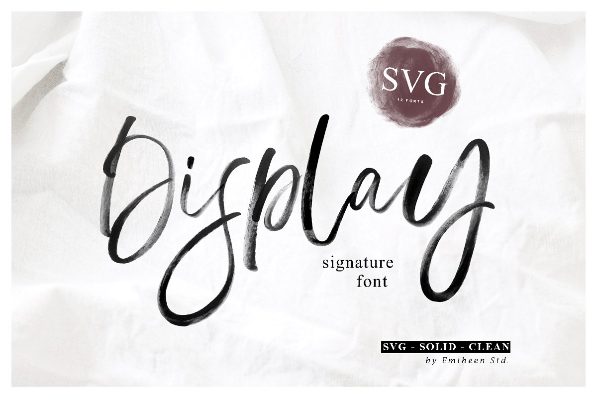 Display Signature Svg Font Befonts Com