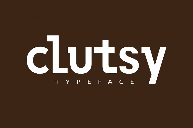 Download Clutsy Display Font Befonts Com PSD Mockup Templates