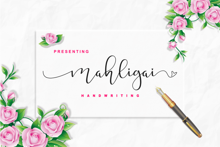 Mahligai Calligraphy Font Befonts Com