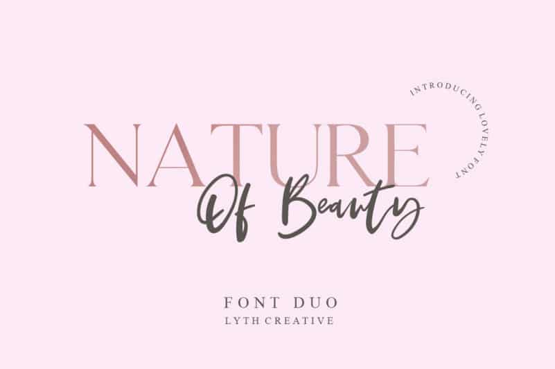 Nature Beauty Font