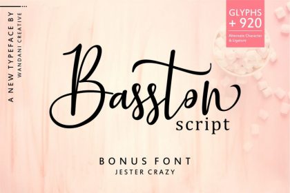 Free Blink Script Duo Script Fonts