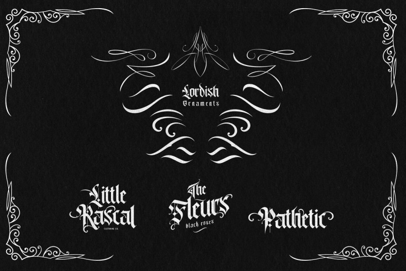 Download Lordish Blackletter Font Befonts Com SVG Cut Files