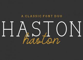 Haston Classic Font Duo