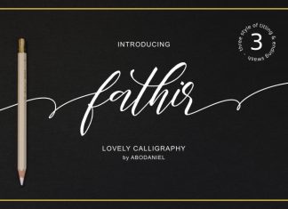 Fathir Script Font