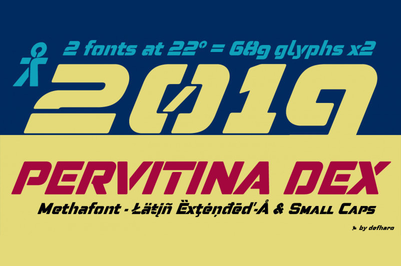 Pervitina Dex Typeface Befonts Com