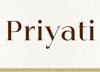 Priyati Serif Font