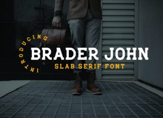 Braderjohn Slab Serif Font
