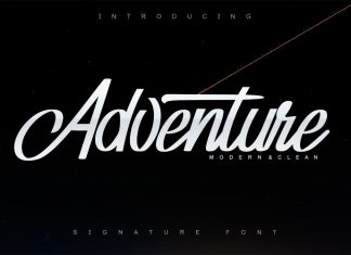 Adventure Script Font