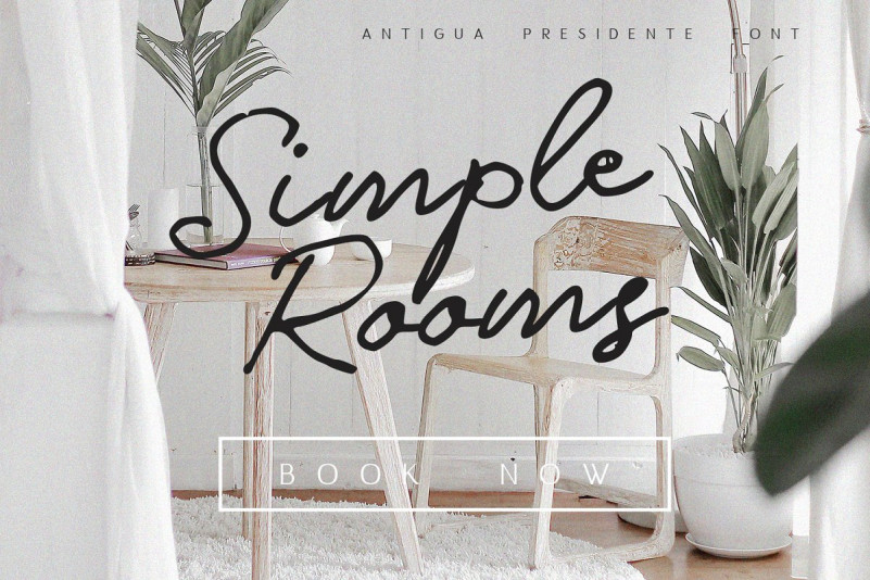 Antigua Presidente Script Font