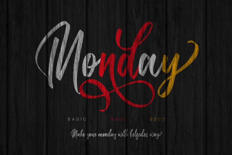 Belgedes Script Font