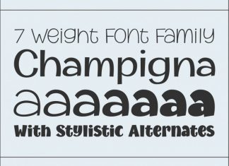 Champigna Font Family