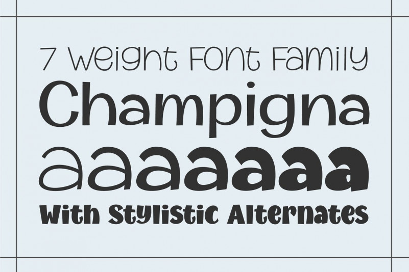 Champigna Font Family