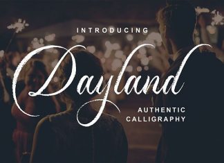 Dayland Calligraphy Font