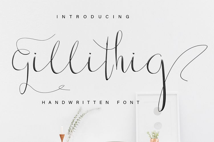 Gillithig Script Font