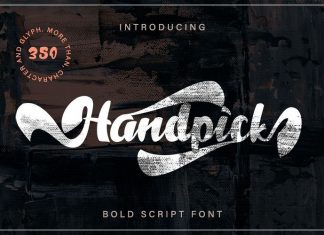 Handpick Bold Script Font