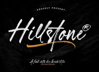 Hillstone Brush Font