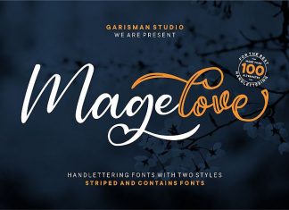 Magelove Handlettering Font