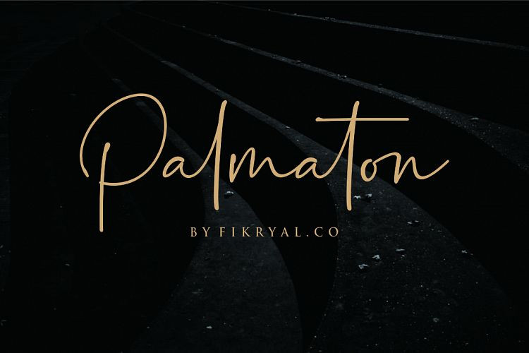 Palmaton Handwritten Font