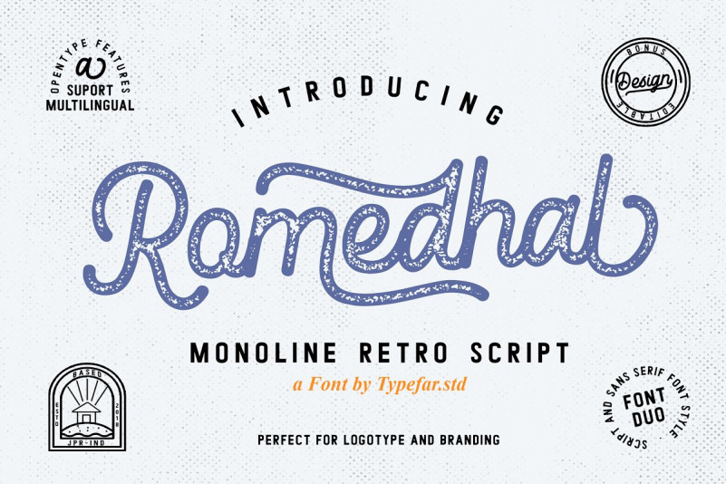 Romedhal Script Font