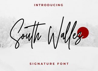 South Walles Signature Font
