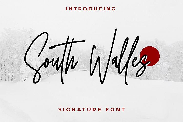 South Walles Signature Font