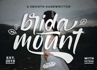 Bridamount Script Font