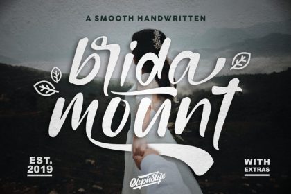 Bridamount Script Font