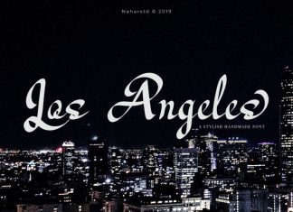 Los Angeles - Modern Script Font