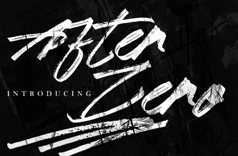 After Zero Font