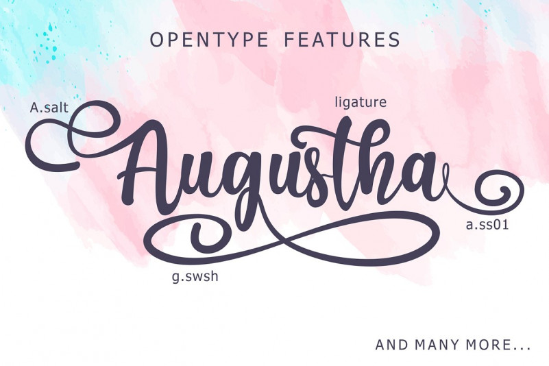 Augustha Script Font