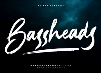 Bassheads Brush Font