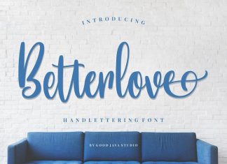 Betterlove Handlettering Font