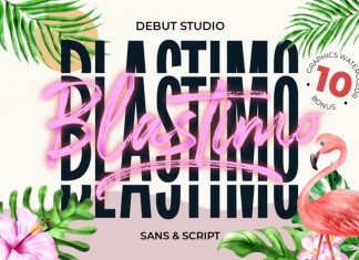 Blastimo Font Duo