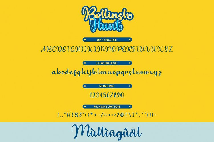 Bollinsh Hunt Font