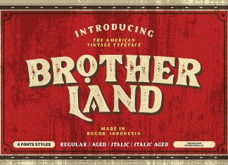 Brotherland American Vintage Font