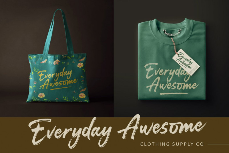 Darkline Brush Font
