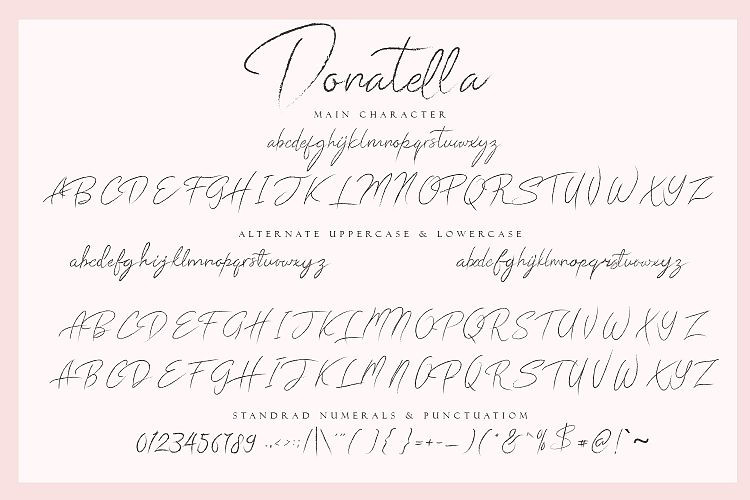 Donatella Handwritten Font