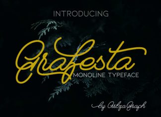 Grafesta Monoline Script Font