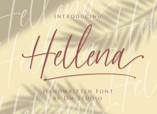Hellena Handwritten Script Font