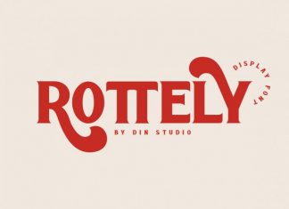 Rottely Display Font