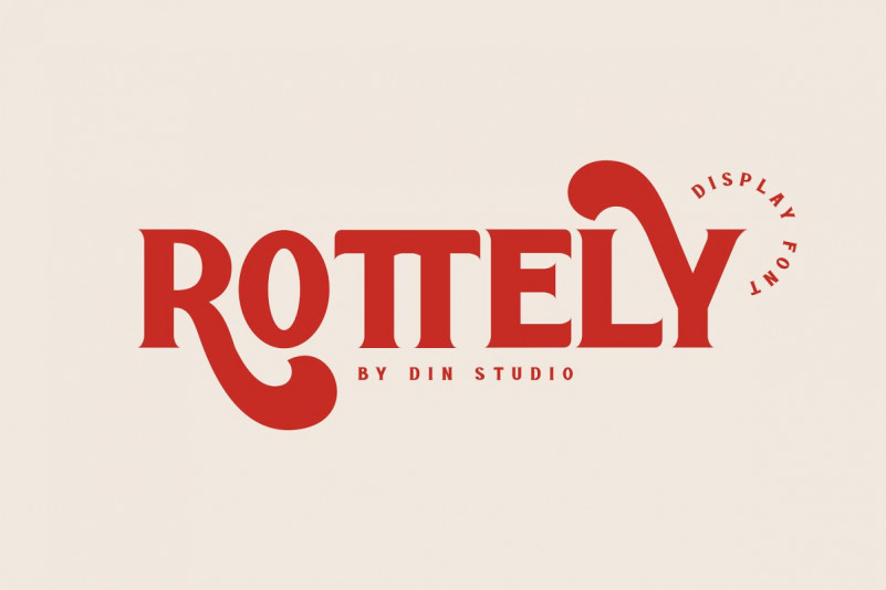 Rottely Display Font
